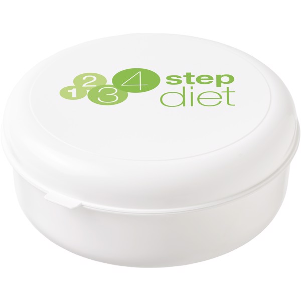 Miku runde Pastabox aus Kunststoff - weiss