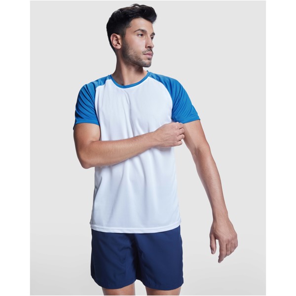 Indianapolis short sleeve unisex sports t-shirt - White / Red / 2XL