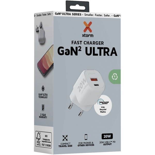 Xtorm XEC020 GaN² Ultra 20W wall charger