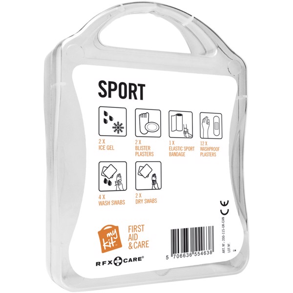 MyKit Sport First Aid Kit - Transparent White