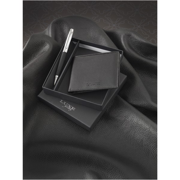 Baritone ballpoint pen and wallet gift set