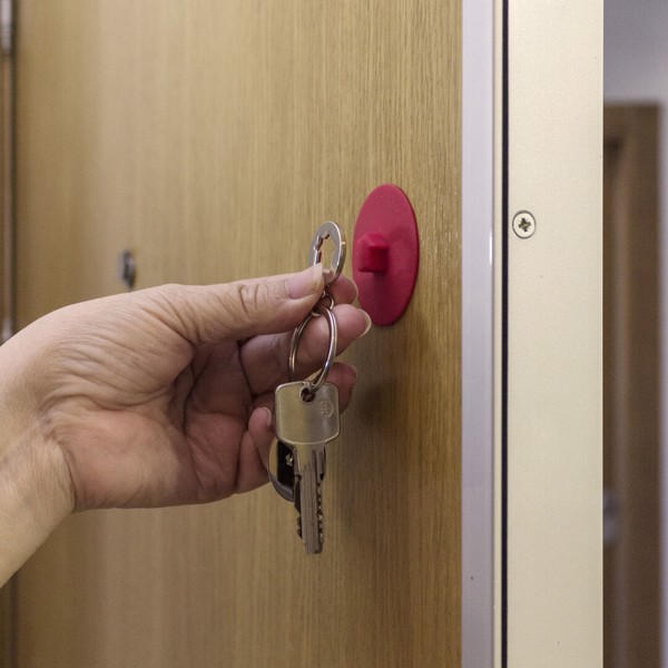 Keyring Coin Coltax - White