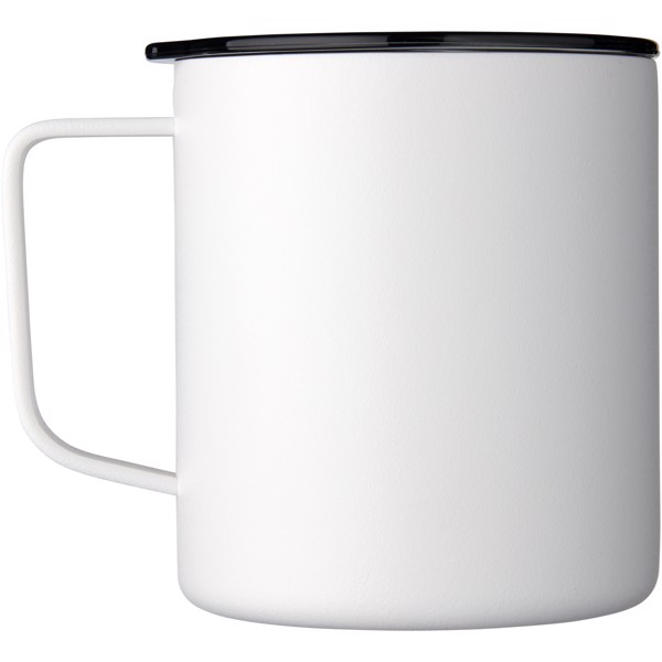Taza de 420 ml con aislamiento de cobre al vacío "Rover" - Blanco