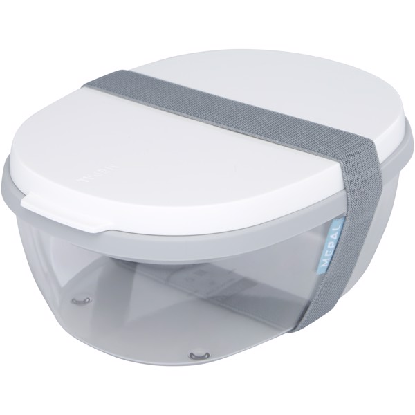 Ellipse salad box - White