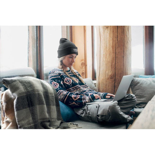 Unisex beanie RPET polyester Capnit - Black