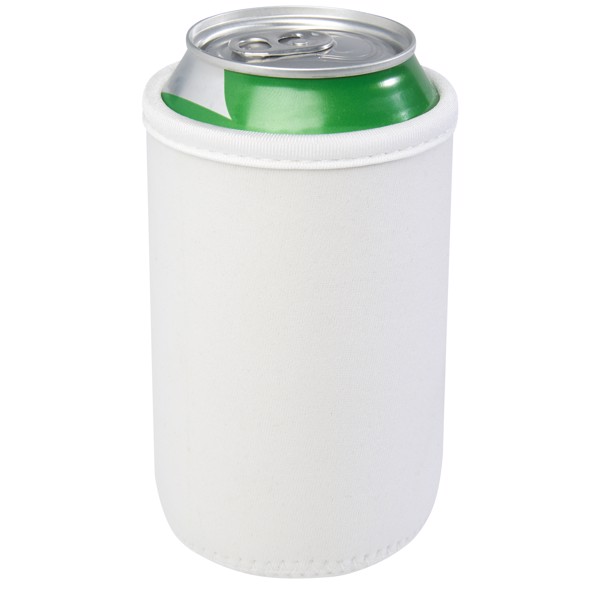 Vrie recycled neoprene can sleeve holder - White