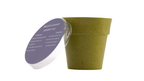 Flowerpot Advert - Red