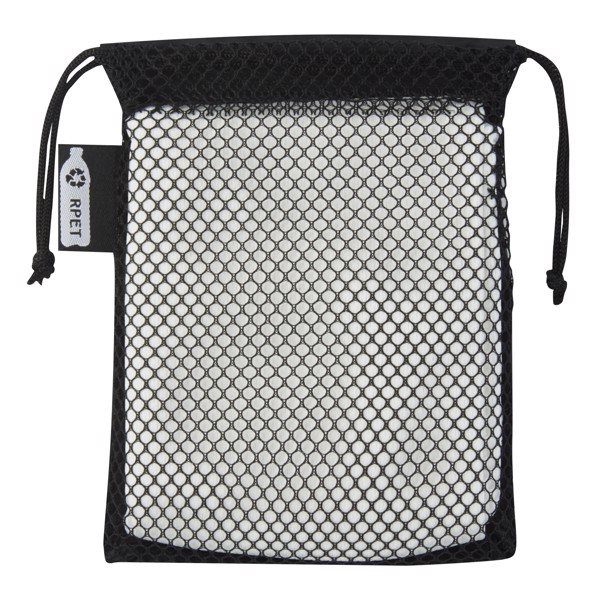 Raquel sportovní recyklovaný PET chladicí ručník v kapsičce - Bílá