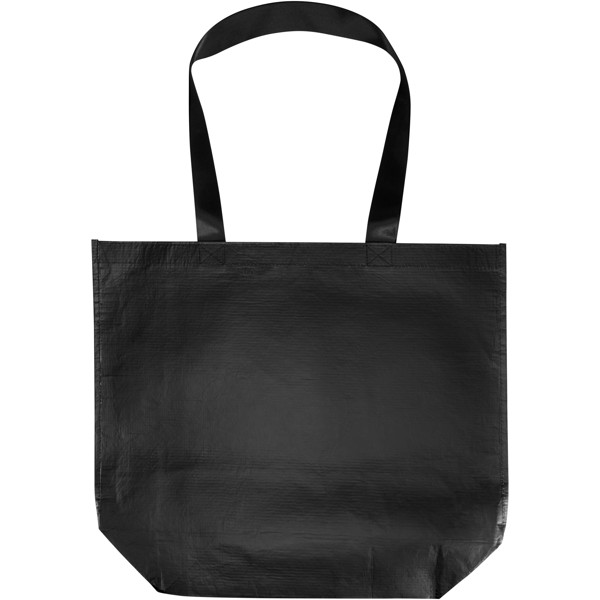 Duo GRS recycled double-laminated oversized tote bag 30L - Black