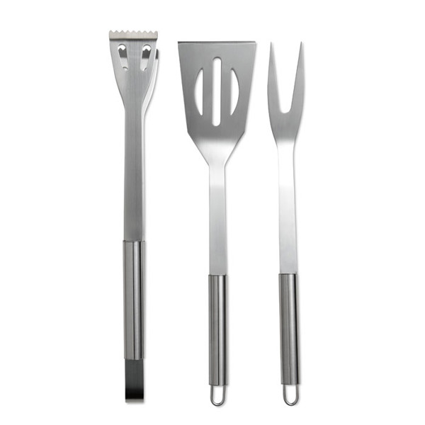 3 Barbecue tools in pouch Shakes