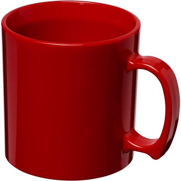 Plastový hrnek Standard 300 ml - Červená s efektem námrazy