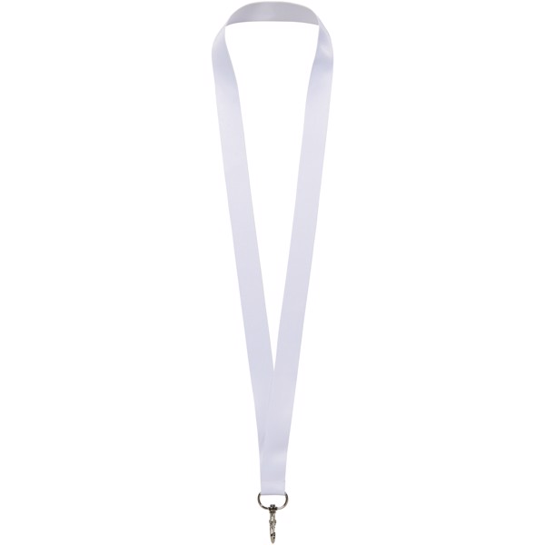 Lana šňůrka z recyklovaného PET – oboustranná sublimace - Bílá / 20mm