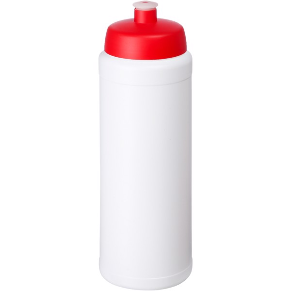 Baseline® Plus grip 750 ml sportovní lahev s víčkem na sport - Bílá / Červená s efektem námrazy