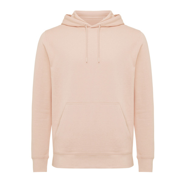 IQONIQ Rila lightweight recycled cotton hoodie - Peach Nectar / XS