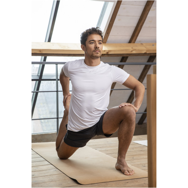 Borax short sleeve men's GRS recycled cool fit t-shirt - White / S