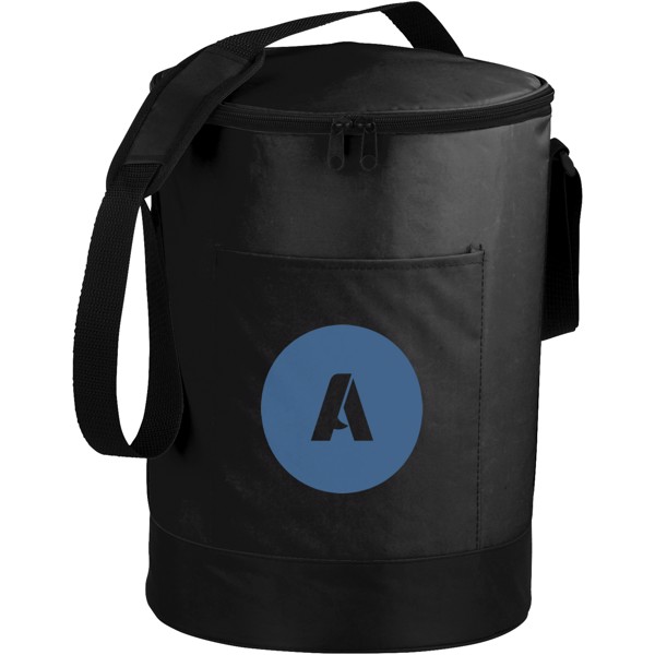 Válcová termotaška Bucco - Černá / Černá