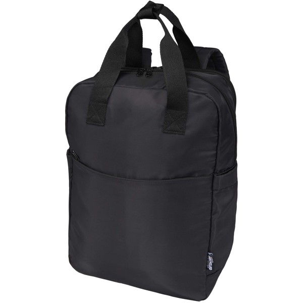 Trip 14” Aware™ recycled travel laptop backpack 9L - Black