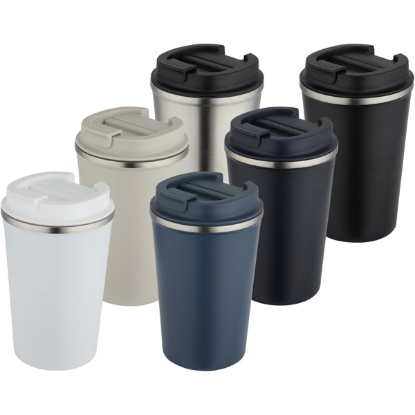 Newport 350 ml double wall vacuum insulated stainless steel tumbler - Matted Silver