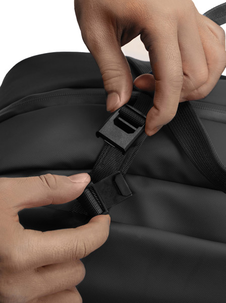 Urban Water Resistant Weekend Bag - Black / Grey