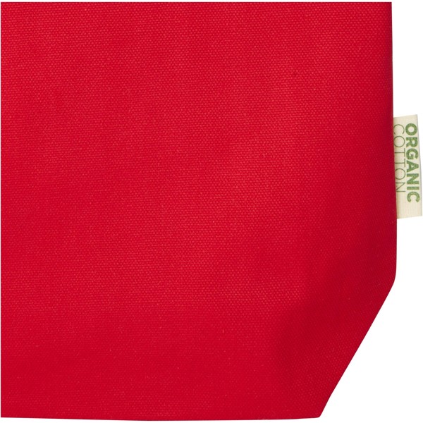 Odisha 270 g/m² OCS organic tote bag 10L - Red