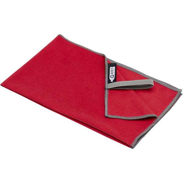 Pieter GRS ultra lightweight and quick dry towel 30x50 cm - Red