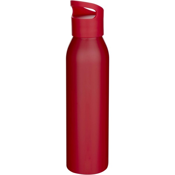 Sky 650 ml RCS recycled single wall stainless steel water bottle - Red