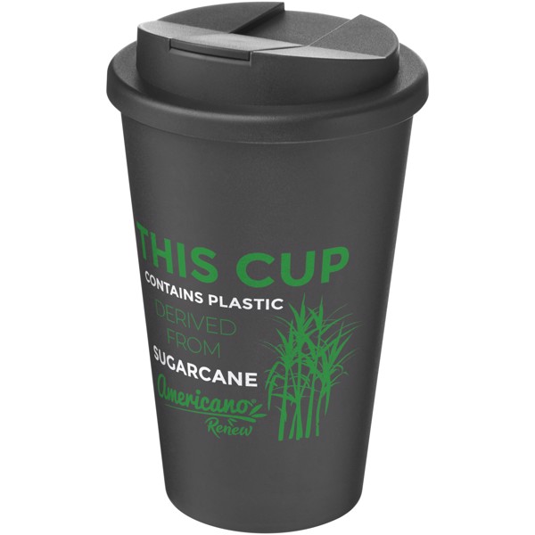 Americano®­­ Renew 350 ml insulated tumbler with spill-proof lid - Granite