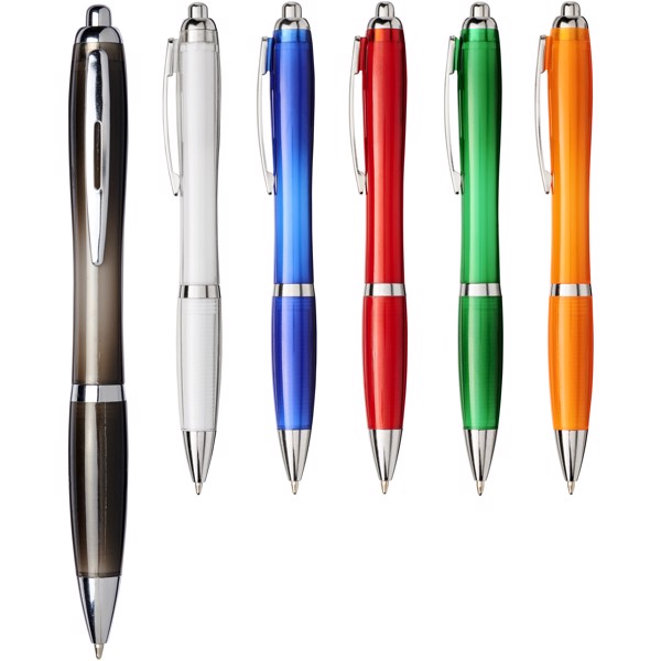 Nash PET ballpoint pen - Transparent clear