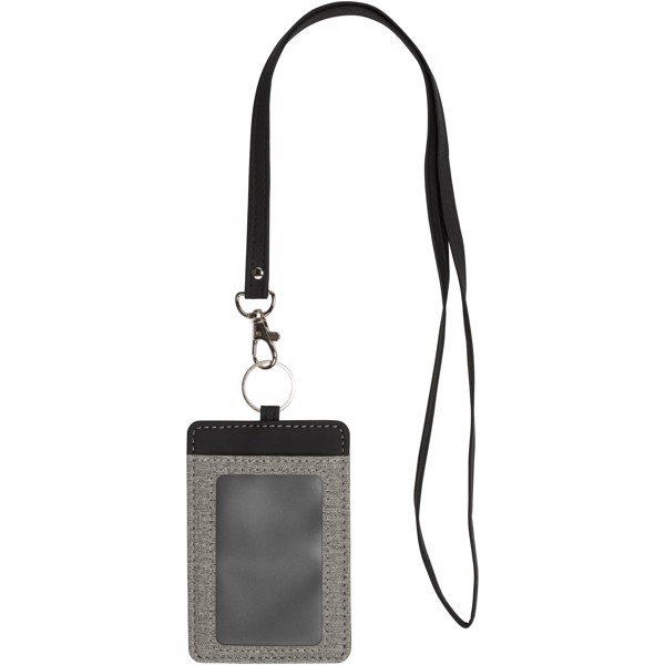 Eye-d melierter Ausweishalter mit Lanyard