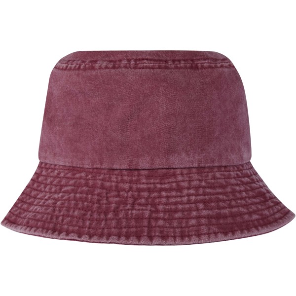 Mitica washed sun hat - Burgundy