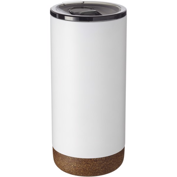 Valhalla 500 ml copper vacuum insulated tumbler - White