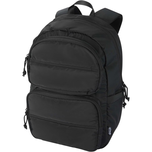 Puffer 15.6" GRS recycled laptop backpack 18L - Black