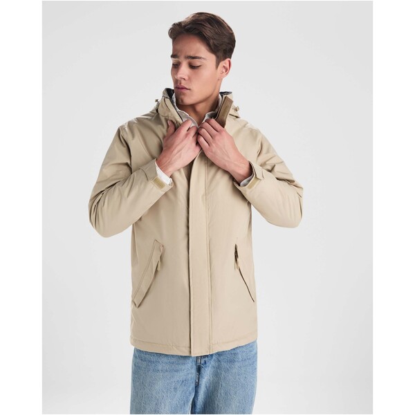 America men's padded parka jacket - Black / roly-S
