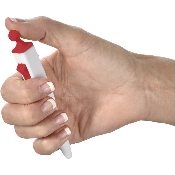 Fidget flip and click ballpoint pen