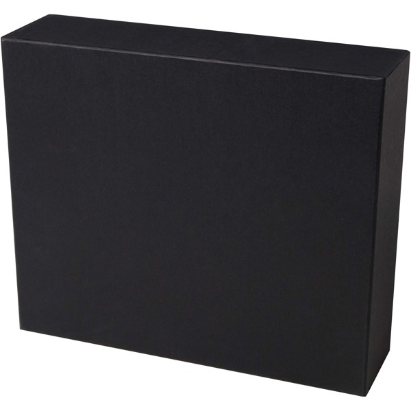 Carmen A5 hard cover notebook and ballpoint pen gift set (black ink)