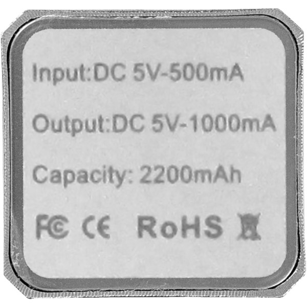 Volt 2200 mAh power bank - Silver