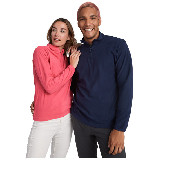Himalaya men's quarter zip fleece jacket - Red / L