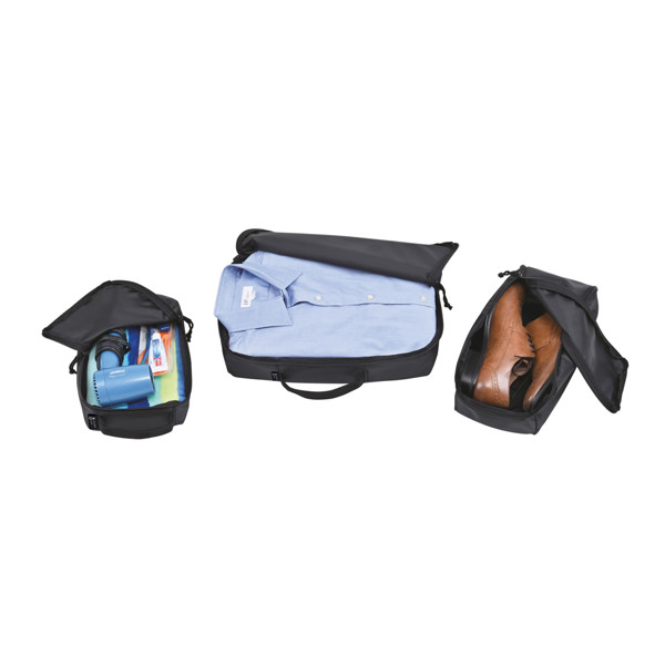 Renew AWARE™ rPET 3 Piece Packing Cube Set - Black