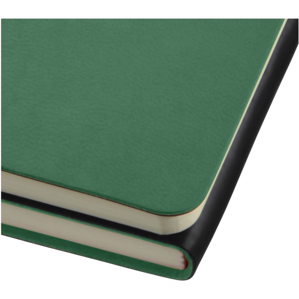 Zápisník s měkkou obálkou A5 Doppio - Černá / Zelená