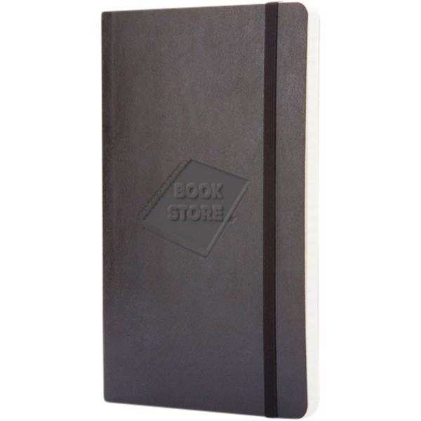 Moleskine Classic L soft cover notebook - squared - Black
