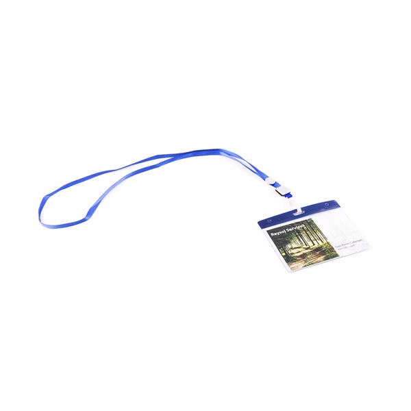 Id Badge Lanyard Maes - White