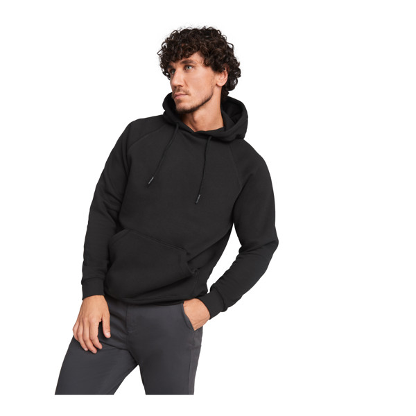 Vinson organic cotton unisex hoodie - Red / roly-M
