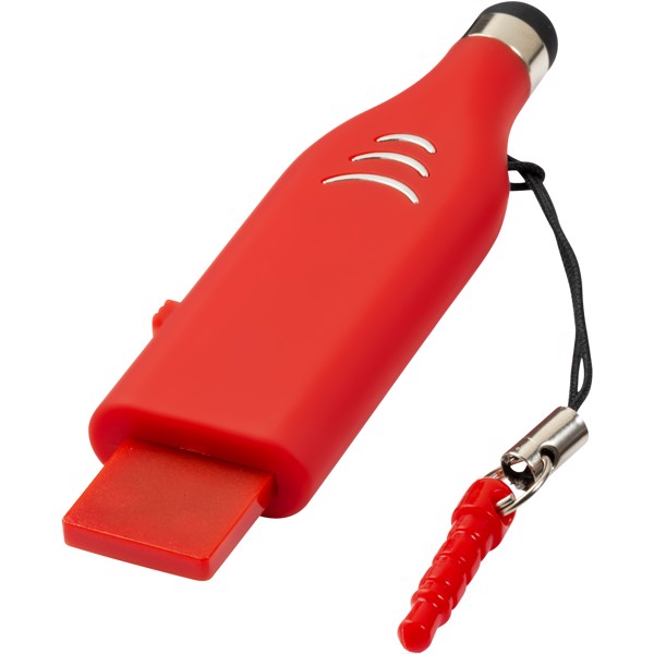 Stylus USB paměť - Červená s efektem námrazy / 4GB