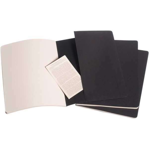 Cahier Journal XL - plain - Solid black