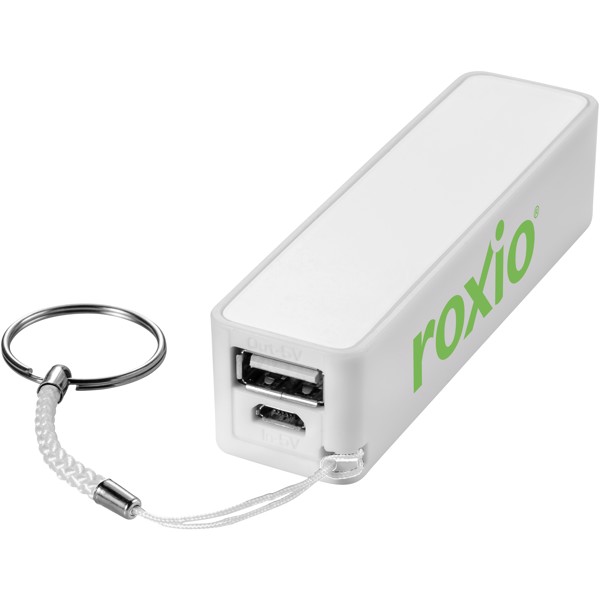 Jive 2000 mAh power bank - White