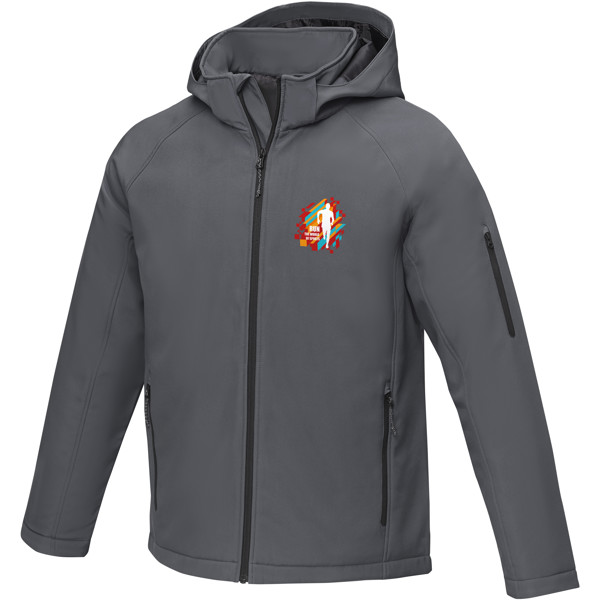Notus men's padded softshell jacket - Storm Grey / S