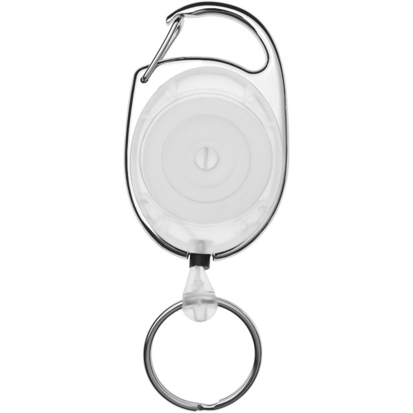 Gerlos roller clip keychain - White