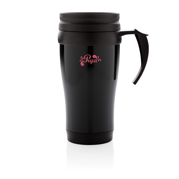 Stainless steel mug - Black