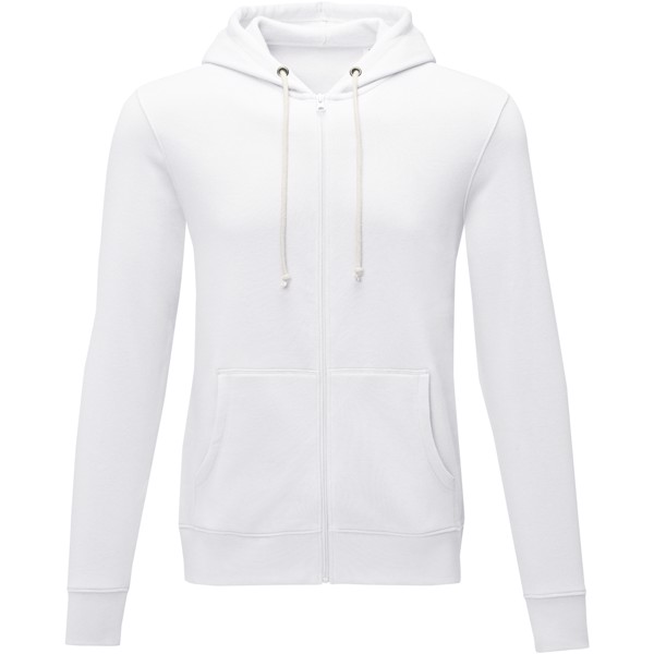 Theron men’s full zip hoodie - White / L