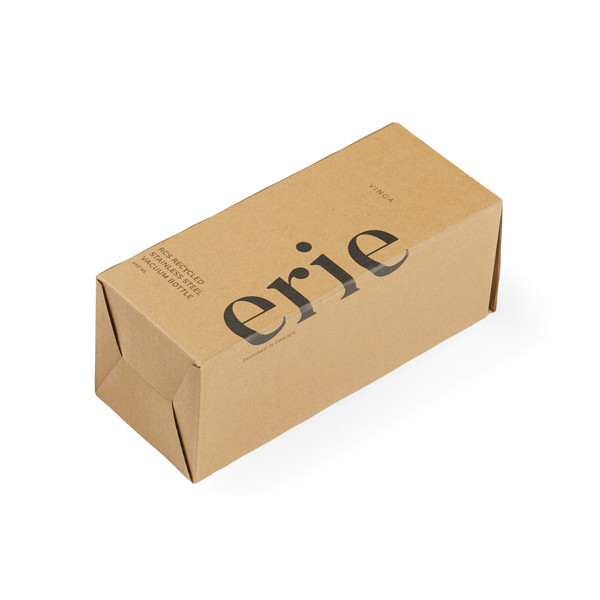 VINGA Erie RCS steel vacuum bottle 450 ML - White